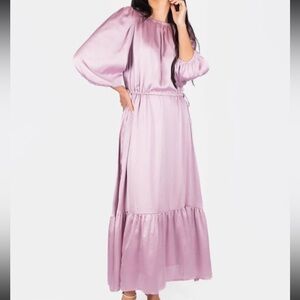 Elegant Lavender Maxi Dress